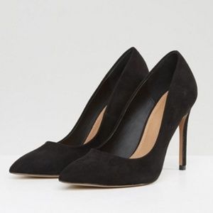 ASOS Suede Pumps - Wide Fit